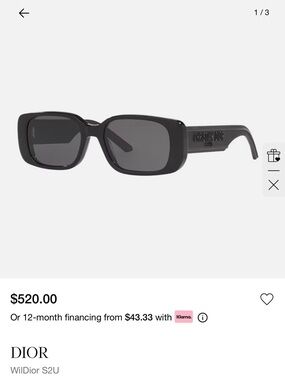 Wildior su2 Dior sunglasses 🕶️